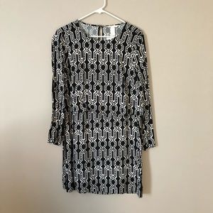 H&M layered shift dress